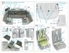 Quinta Studio QD48354 Mi-17 (Mi-8MT Export version) 3D-Printed & coloured Interior on decal paper (Zvezda) 1/48